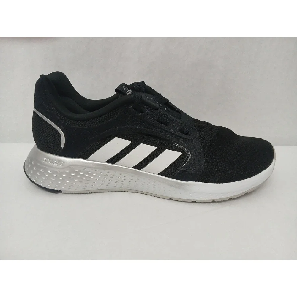 Adidas Women's Edge Lux 5 Running Shoes GX0588 Black Matte‎ Silver Sz 6.5